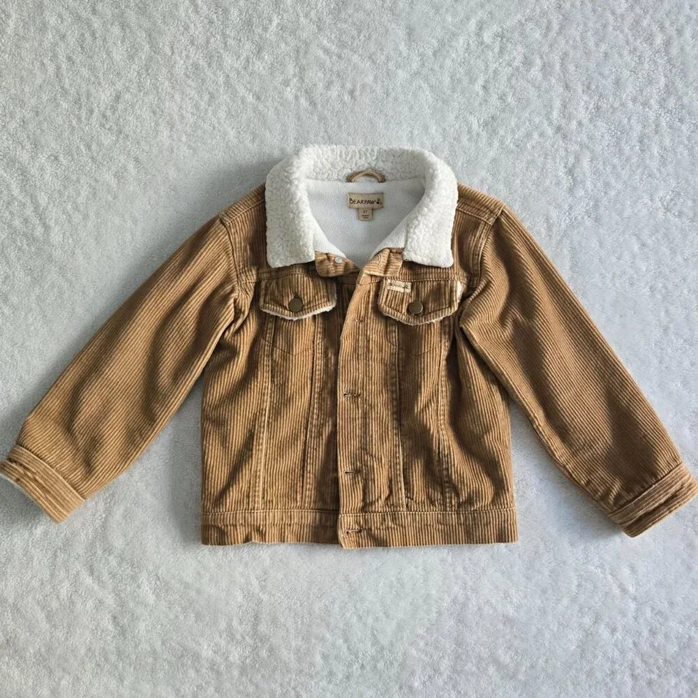 Kids Corduroy Jacket w/ Sherpa Lining